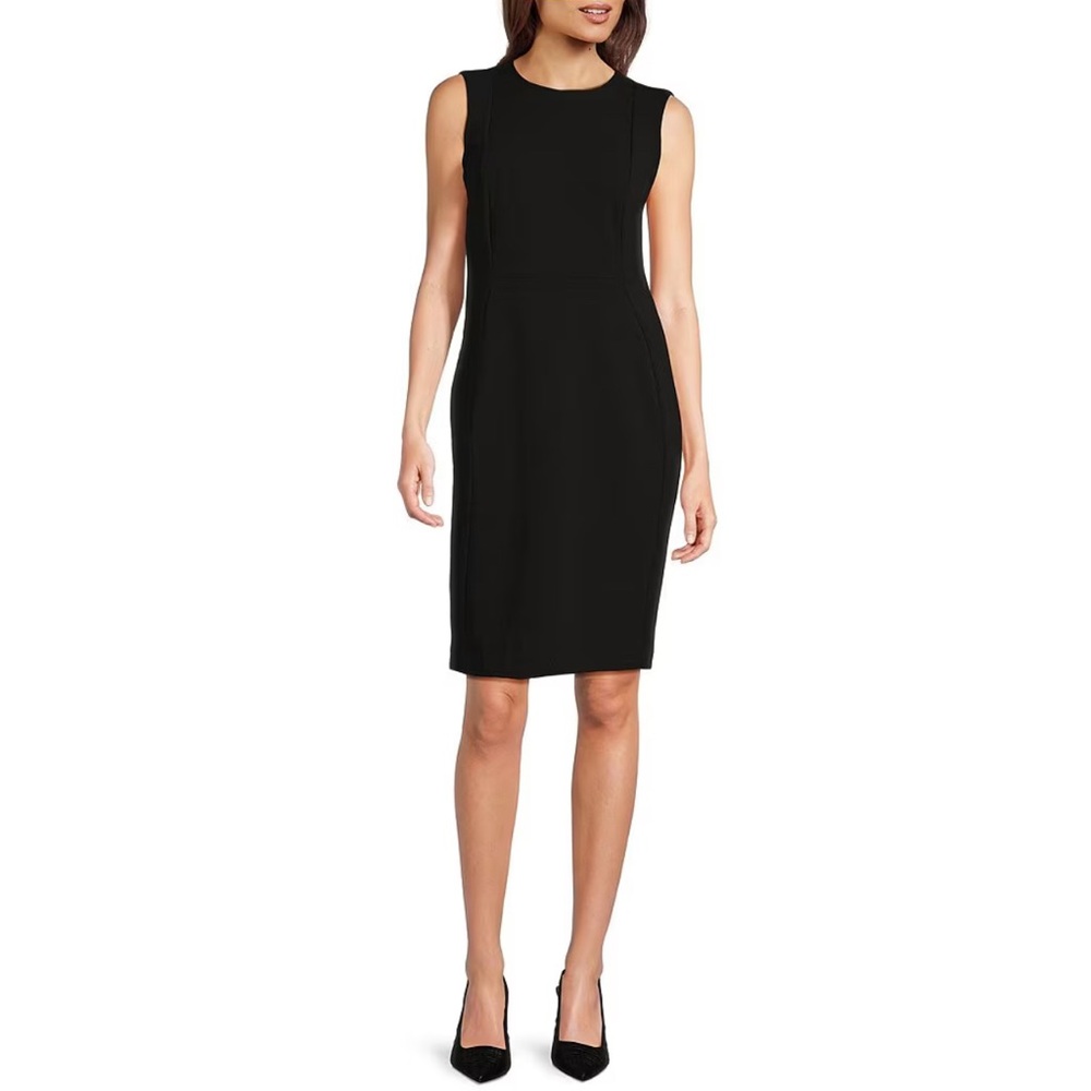 EUC Calvin Klein Elegant Sheath Black Size 4